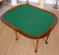 Writing Card Table Burl Walnut Circular Folding Desk (5 of 12) Writing Card Table Burl Walnut Circular Folding Desk (5 of 12)