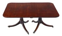 Georgian C1815 Mahogany Extending Pedestal Dining Table 19th Century (9 of 10) Georgian C1815 Mahogany Extending Pedestal Dining Table 19th Century (9 of 10)