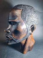 Carved African Head (2 of 7) Carved African Head (2 of 7)