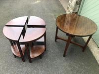 Edwardian Mahogany Round Nest of 5 Tables (7 of 9) Edwardian Mahogany Round Nest of 5 Tables (7 of 9)