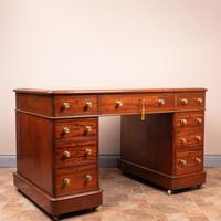 Mahogany Victorian Pedestal Desk (5 of 12) Mahogany Victorian Pedestal Desk (5 of 12)
