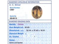 81.93ct Citrine & 9ct Yellow Gold Pendant - Vintage c.1950 (7 of 9) 81.93ct Citrine & 9ct Yellow Gold Pendant - Vintage c.1950 (7 of 9)