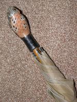 Vintage Sage Green Nylon Umbrella by LAWTEX With Hand Carved Wooden Owl Handle (7 of 12) Vintage Sage Green Nylon Umbrella by LAWTEX With Hand Carved Wooden Owl Handle (7 of 12)
