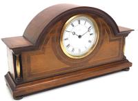 Fine Edwardian Mahogany Arched Clock Multi Wood Inlay Timepiece Mantel Clock (3 of 9) Fine Edwardian Mahogany Arched Clock Multi Wood Inlay Timepiece Mantel Clock (3 of 9)