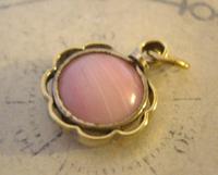 Antique Pocket Watch Chain Fob 1890s Victorian Gilt & Pink Stone Dainty Fob (5 of 7) Antique Pocket Watch Chain Fob 1890s Victorian Gilt & Pink Stone Dainty Fob (5 of 7)