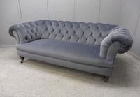 Restored Victorian Chesterfield Sofa in Grey Velvet (5 of 11) Restored Victorian Chesterfield Sofa in Grey Velvet (5 of 11)