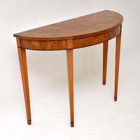 Antique Sheraton Style Pollard Oak Console Table (4 of 9) Antique Sheraton Style Pollard Oak Console Table (4 of 9)