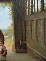 'Sunday Morning' An Enchanting Original 19thc Portrait Oil Painting' (11 of 14) 'Sunday Morning' An Enchanting Original 19thc Portrait Oil Painting' (11 of 14)