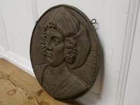 19th Century Cast Iron Portrait Plaque of Christoper Columbus 1451-1506 (7 of 7) 19th Century Cast Iron Portrait Plaque of Christoper Columbus 1451-1506 (7 of 7)
