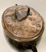 Large Antique Copper Cauldron with Lid (12 of 16) Large Antique Copper Cauldron with Lid (12 of 16)