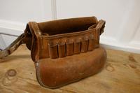 19th Century Leather Game Bag & Cartridge Case, Shooting, Hunting (5 of 5) 19th Century Leather Game Bag & Cartridge Case, Shooting, Hunting (5 of 5)