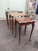 Antique Burr Walnut Nest of 3 Tables (4 of 8) Antique Burr Walnut Nest of 3 Tables (4 of 8)