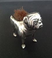 Antique Edwardian Silver Bulldog Pen Wipe - 1906 (3 of 5) Antique Edwardian Silver Bulldog Pen Wipe - 1906 (3 of 5)