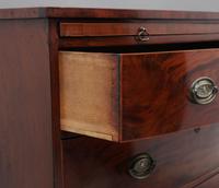 Early 19th Century Mahogany Bowfront Chest with Slide (10 of 12) Early 19th Century Mahogany Bowfront Chest with Slide (10 of 12)