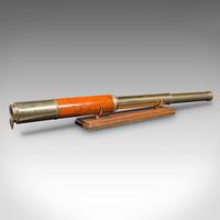Antique 2 Draw Telescope, English, Maritime, Day or Night, Richardson - Regency