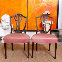 6 Dining Chairs Hepplewhite Mahogany Leather 19th Century (10 of 15) 6 Dining Chairs Hepplewhite Mahogany Leather 19th Century (10 of 15)