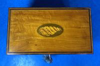 George III Satinwood Twin Tea Caddy with Prince of Wales Inlay (7 of 15) George III Satinwood Twin Tea Caddy with Prince of Wales Inlay (7 of 15)