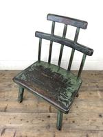 Unusual Primitive Style Painted Stick Chair (8 of 10) Unusual Primitive Style Painted Stick Chair (8 of 10)