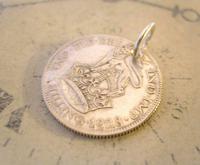 Antique Pocket Watch Chain Fob 1928 Lucky Silver One Shilling Old 5d Coin Fob (3 of 7) Antique Pocket Watch Chain Fob 1928 Lucky Silver One Shilling Old 5d Coin Fob (3 of 7)