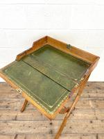Antique Oak Folding Campaign Desk (3 of 10) Antique Oak Folding Campaign Desk (3 of 10)