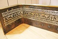 19th Century Fretwork Brass Fire Fender (6 of 9) 19th Century Fretwork Brass Fire Fender (6 of 9)