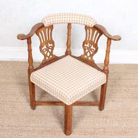 Georgian Corner Elbow Chair Beech (3 of 10) Georgian Corner Elbow Chair Beech (3 of 10)