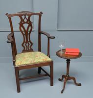 Elegant Chippendale Revival Mahogany Elbow Chair (9 of 13) Elegant Chippendale Revival Mahogany Elbow Chair (9 of 13)