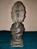 18th / 19th Cambodian Bronze Mucalinda Buddha (13 of 13) 18th / 19th Cambodian Bronze Mucalinda Buddha (13 of 13)