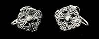 Pair of Silver Iona Celtic Silver Earrings by John Hart (2 of 4) Pair of Silver Iona Celtic Silver Earrings by John Hart (2 of 4)