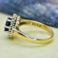 The Vintage 9ct Royal Sapphire & Diamond Ring (2 of 5) The Vintage 9ct Royal Sapphire & Diamond Ring (2 of 5)