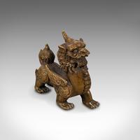 Small Antique Pixiu Figure, Oriental, Brass, Mythological, Statue, Victorian (10 of 12) Small Antique Pixiu Figure, Oriental, Brass, Mythological, Statue, Victorian (10 of 12)