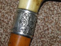 Victorian Hallmarked 1899 Repousse Silver Walking Stick With Antler Handle 'C.H' (3 of 12) Victorian Hallmarked 1899 Repousse Silver Walking Stick With Antler Handle 'C.H' (3 of 12)