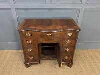 Burr Walnut Serpentine Fronted Knee Hole Desk (15 of 15) Burr Walnut Serpentine Fronted Knee Hole Desk (15 of 15)