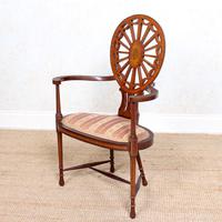 Antique Edwardian Armchair Inlaid Mahogany (4 of 10) Antique Edwardian Armchair Inlaid Mahogany (4 of 10)