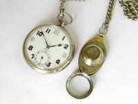 1940s Doxa Pocket Watch, Chain & Compass Fob (2 of 5) 1940s Doxa Pocket Watch, Chain & Compass Fob (2 of 5)