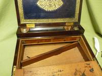 Triple Fold Rosewood Writing Box - Secret Drawers - Unusual Hinges c.1825 (8 of 17) Triple Fold Rosewood Writing Box - Secret Drawers - Unusual Hinges c.1825 (8 of 17)