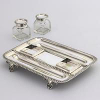 Quality Silver Inkstand with Twin Inkbottles by Elkington & Co. 1898 (10 of 12) Quality Silver Inkstand with Twin Inkbottles by Elkington & Co. 1898 (10 of 12)