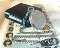 Vintage Pocket Watch 1970s Railroad 9ct White Gold Plated Swiss & West Germany Nos (9 of 12) Vintage Pocket Watch 1970s Railroad 9ct White Gold Plated Swiss & West Germany Nos (9 of 12)
