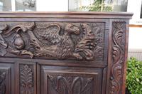 Country Oak Carved Settle Depicting Phoenix 1750 (11 of 13) Country Oak Carved Settle Depicting Phoenix 1750 (11 of 13)