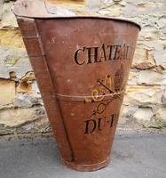 Chateauneuf Du Pape French Galvanised Metal Grape Pickers Hod / Bucket (4 of 6) Chateauneuf Du Pape French Galvanised Metal Grape Pickers Hod / Bucket (4 of 6)