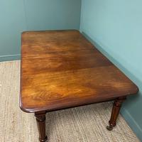 Large Stunning Victorian Figured Mahogany Antique Wind Out Dining Table (3 of 9) Large Stunning Victorian Figured Mahogany Antique Wind Out Dining Table (3 of 9)