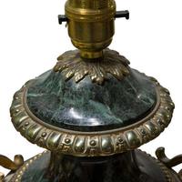 Pair of Green Marble Gilt Metal Mounted Table Lamps 19th Century (7 of 7) Pair of Green Marble Gilt Metal Mounted Table Lamps 19th Century (7 of 7)