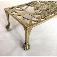 Antique Victorian Brass Trivet (3 of 4) Antique Victorian Brass Trivet (3 of 4)
