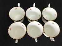 Beautiful Set of 6 Victorian Coalport Floral Decorated Coffee Cans & Saucers (5 of 7) Beautiful Set of 6 Victorian Coalport Floral Decorated Coffee Cans & Saucers (5 of 7)