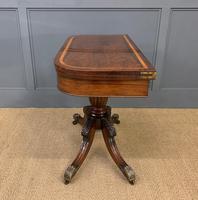 Regency Period Inlaid Rosewood Card Table (2 of 20) Regency Period Inlaid Rosewood Card Table (2 of 20)
