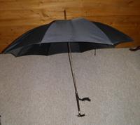 Victorian Hallmarked 1897 Silver Derby Handled Black Canopy Umbrella (12 of 14) Victorian Hallmarked 1897 Silver Derby Handled Black Canopy Umbrella (12 of 14)