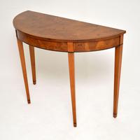 Antique Sheraton Style Pollard Oak Console Table (3 of 9) Antique Sheraton Style Pollard Oak Console Table (3 of 9)