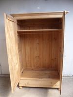 Great Panelled Antique Pine 2 Door 1 Drawer Knockdown Wardrobe to wax / paint (9 of 11) Great Panelled Antique Pine 2 Door 1 Drawer Knockdown Wardrobe to wax / paint (9 of 11)