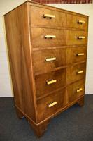Lovely Walnut Art Deco Chest of Drawers (11 of 11) Lovely Walnut Art Deco Chest of Drawers (11 of 11)