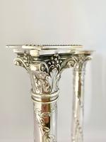 Handsome Pair of Silver Plated Candlesticks C1900 (4 of 9) Handsome Pair of Silver Plated Candlesticks C1900 (4 of 9)